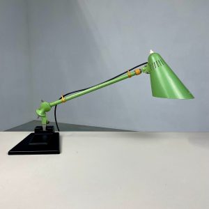 echt Vintage telescope desk lamp ISIS drawing table lamp - 1950s architect lamp - industrial adjustable work lamp - West Germany lighting echtvintage