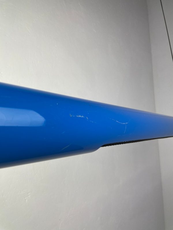 echtvintage Modern fluorescent tube lamp - echt vintage 80s lighting - rare blue plastic light pop-art