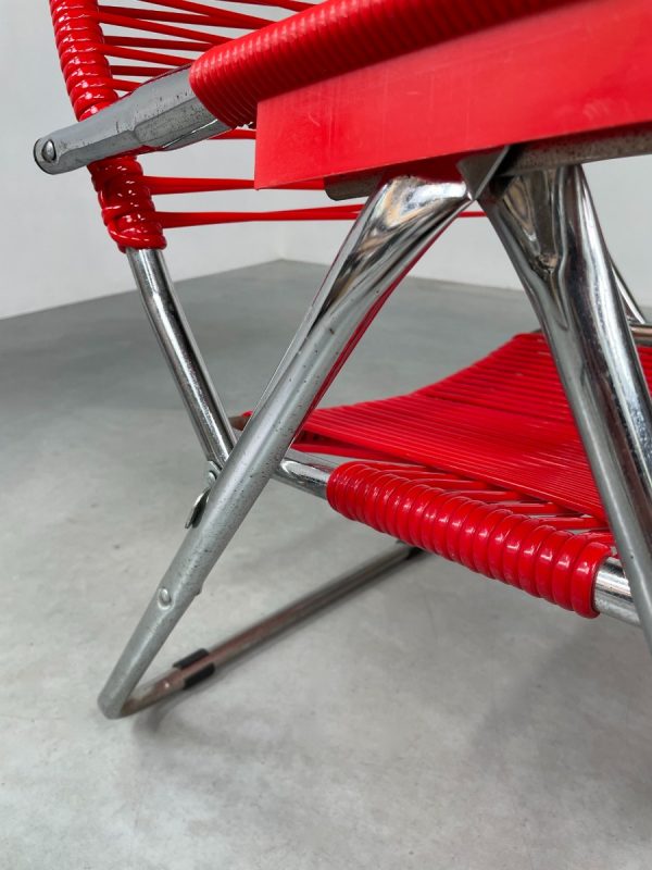 Vintage Spaghetti lounger / chair - Francesco Favagrossa - Fiam - Italian 70s design - summer outdoor relax armchair echtvintage echt