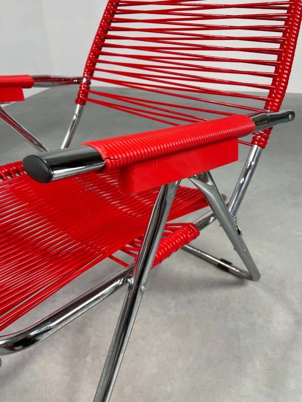 Vintage Spaghetti lounger / chair - Francesco Favagrossa - Fiam - Italian 70s design - summer outdoor relax armchair echtvintage echt