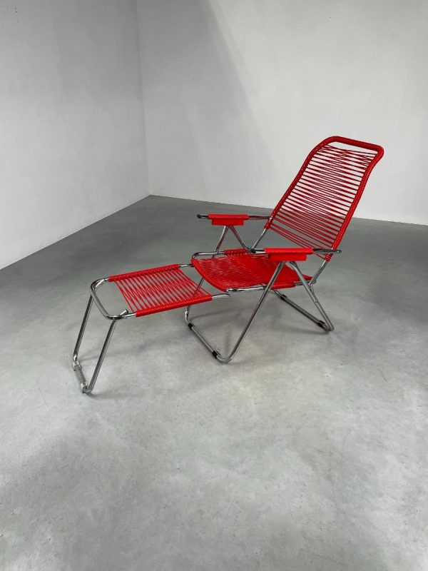 Vintage Spaghetti lounger / chair - Francesco Favagrossa - Fiam - Italian 70s design - summer outdoor relax armchair echtvintage echt