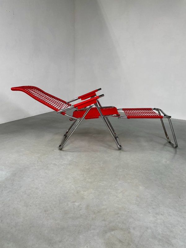 Vintage Spaghetti lounger / chair - Francesco Favagrossa - Fiam - Italian 70s design - summer outdoor relax armchair echtvintage echt