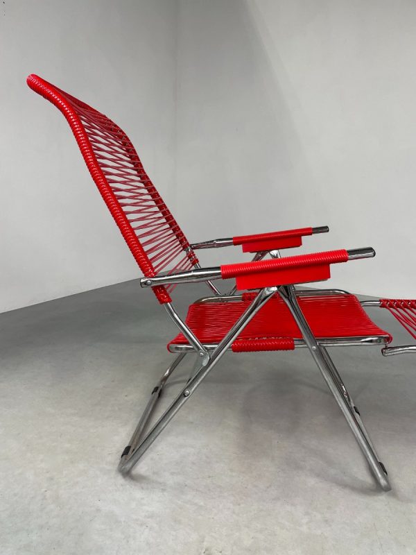 Vintage Spaghetti lounger / chair - Francesco Favagrossa - Fiam - Italian 70s design - summer outdoor relax armchair echtvintage echt