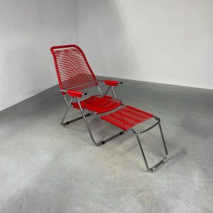 Vintage Spaghetti lounger / chair - Francesco Favagrossa - Fiam - Italian 70s design - summer outdoor relax armchair echtvintage echt