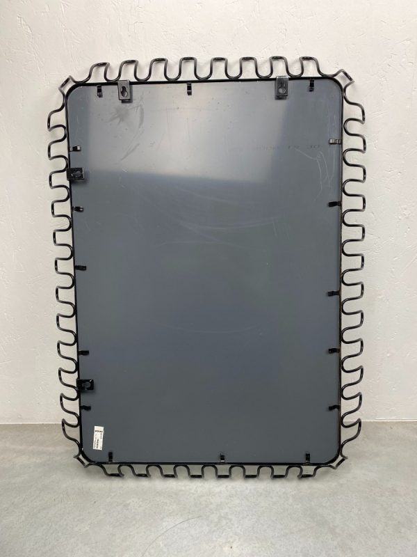 Modernist design wall mirror Jean Royere black metal wire mirror large modern design mirror IKEA MANDAL wire vintage vintage mirror Francis Cayouette Josef Frank echtvintage